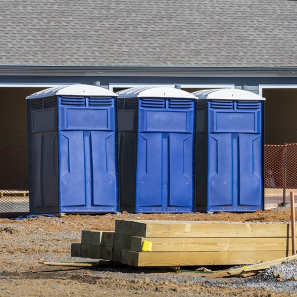 what is the maximum capacity for a single porta potty in Seneca